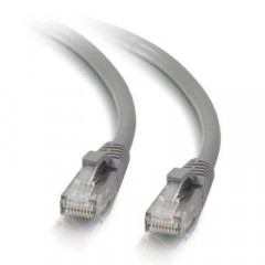 C2G - Patch cable - RJ-45 (M) to RJ-45 (M) - 1 m - UTP - CAT 6 - booted, snagless - grey